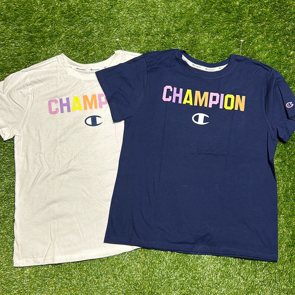 2 Champions T shirts new without tags